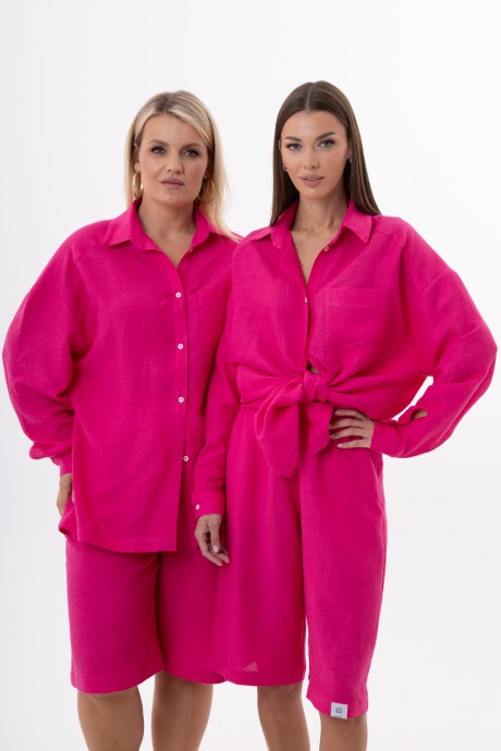 Рубашка KIVVIWEAR 4314 05 фуксия размер 42-56 #2
