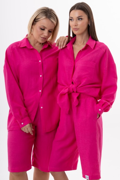 Рубашка KIVVIWEAR 4314 05 фуксия размер 42-56 #3