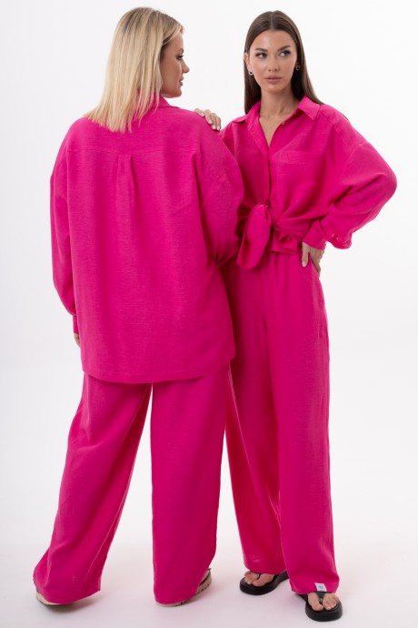 Рубашка KIVVIWEAR 4314 05 фуксия размер 42-56 #7