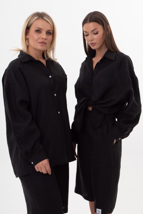 Рубашка KIVVIWEAR 4314 06 черный размер 42-56 #2