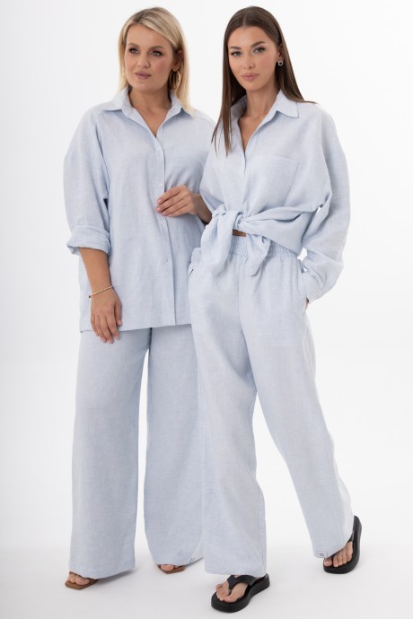 Брюки KIVVIWEAR 4315 03 голубой размер 42-56 #1