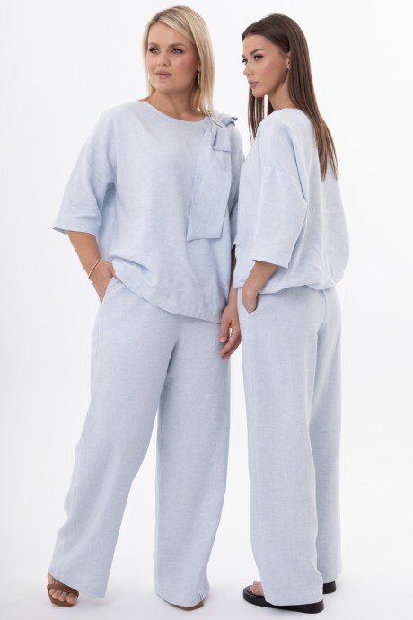 Брюки KIVVIWEAR 4315 03 голубой размер 42-56 #5