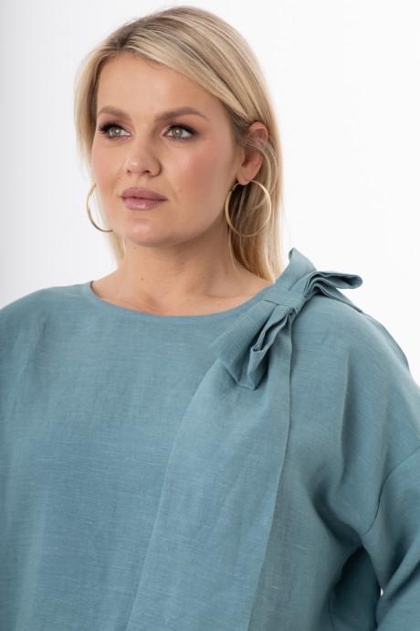Блузка KIVVIWEAR 4316 04 нефрит размер 42-56 #8