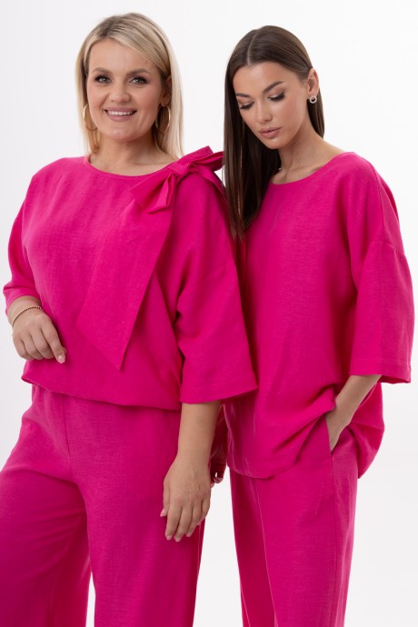 Блузка KIVVIWEAR 4316 05 фуксия размер 42-56 #3