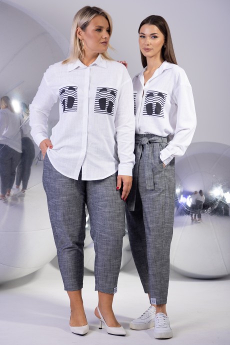 Костюм/комплект KIVVIWEAR 43214324 01 графит, белый размер 42-56 #1