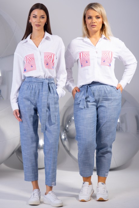 Костюм/комплект KIVVIWEAR 43214324 03 голубой, белый размер 42-56 #2