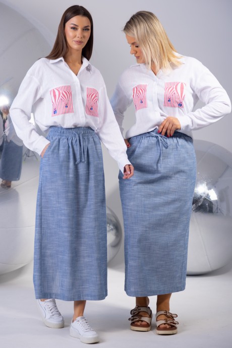 Костюм/комплект KIVVIWEAR 43214322 03 голубой, белый размер 42-56 #2