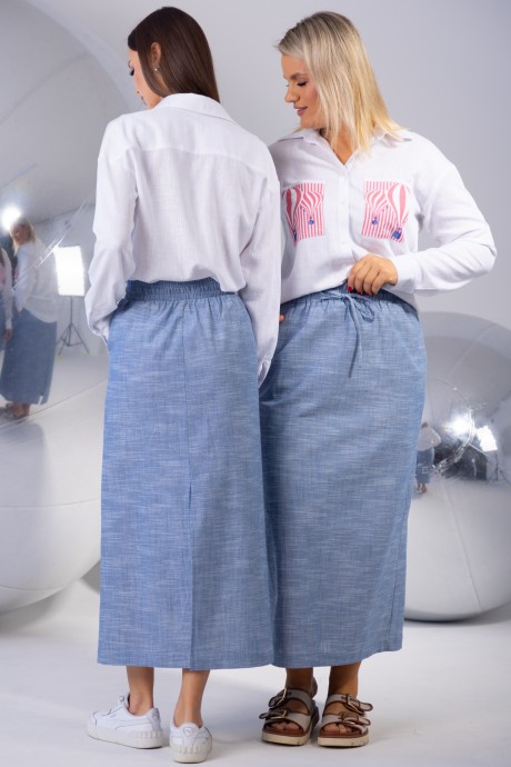 Костюм/комплект KIVVIWEAR 43214322 03 голубой, белый размер 42-56 #6