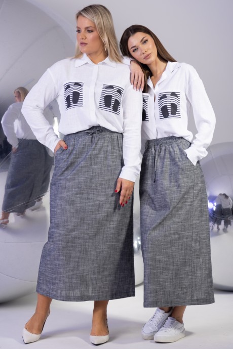 Костюм/комплект KIVVIWEAR 43214322 01 графит, белый размер 42-56 #2