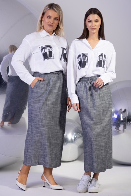 Костюм/комплект KIVVIWEAR 43214322 01 графит, белый размер 42-56 #4
