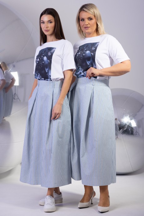 Юбка KIVVIWEAR 4280 04 синий размер 42-58 #2