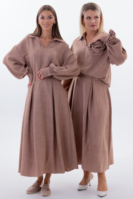 Костюм/комплект KIVVIWEAR 43304332 двойка 01 коричневый размер 42-56 #3