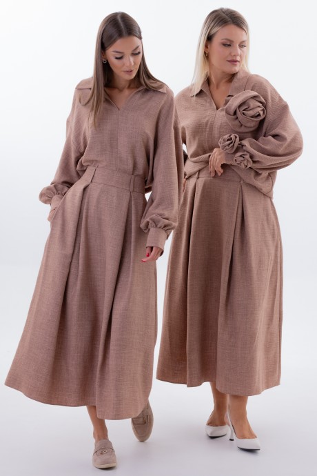 Костюм/комплект KIVVIWEAR 43304332 двойка 01 коричневый размер 42-56 #5