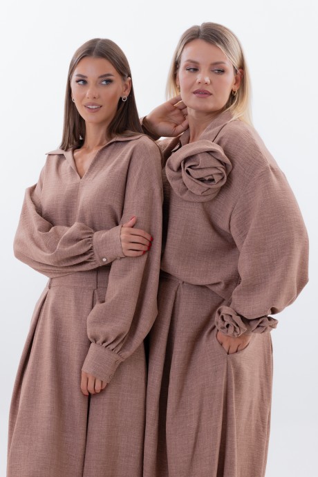 Костюм/комплект KIVVIWEAR 43304332 двойка 01 коричневый размер 42-56 #6