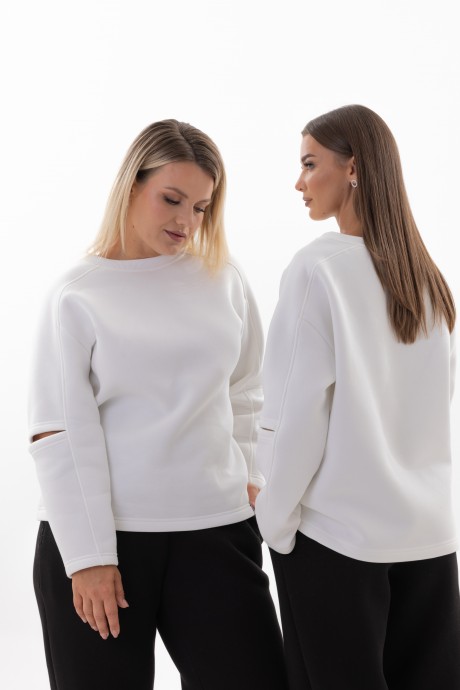 Свитшот KIVVIWEAR 4223 01 экрю размер 42-56 #3