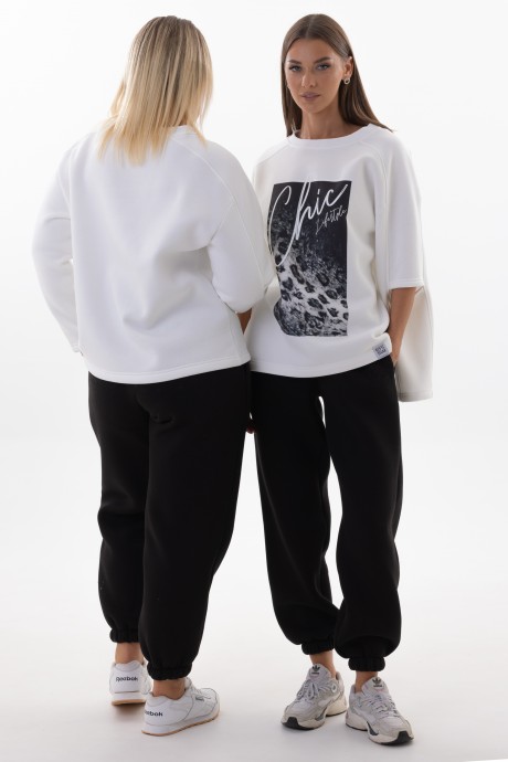 Свитшот KIVVIWEAR 4223 10 экрю размер 42-56 #2
