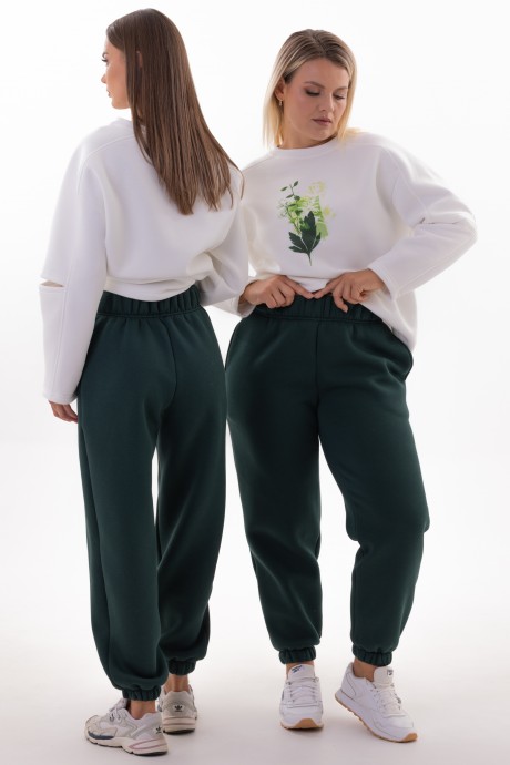 Костюм/комплект KIVVIWEAR 42234336 01 экрю, изумруд размер 42-56 #5