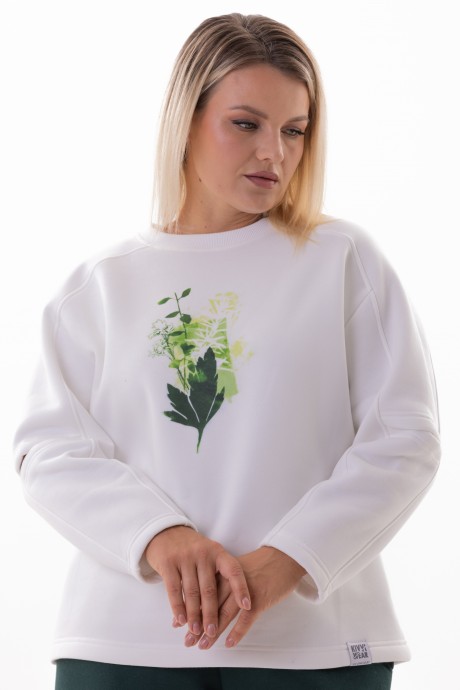 Костюм/комплект KIVVIWEAR 42234336 01 экрю, изумруд размер 42-56 #6