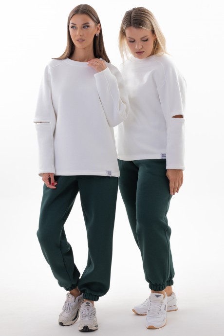 Костюм/комплект KIVVIWEAR 42234336 02 экрю, изумруд размер 42-56 #5