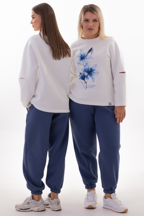 Костюм/комплект KIVVIWEAR 42234336 03 экрю, индиго размер 42-56 #1