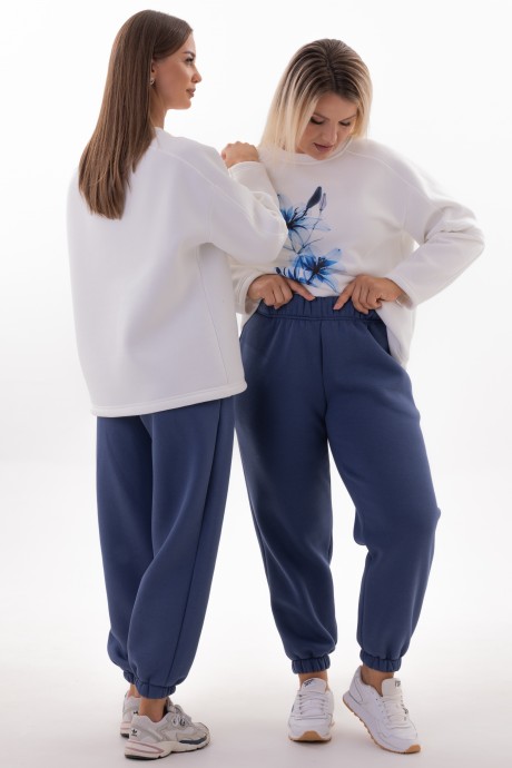 Костюм/комплект KIVVIWEAR 42234336 03 экрю, индиго размер 42-56 #4
