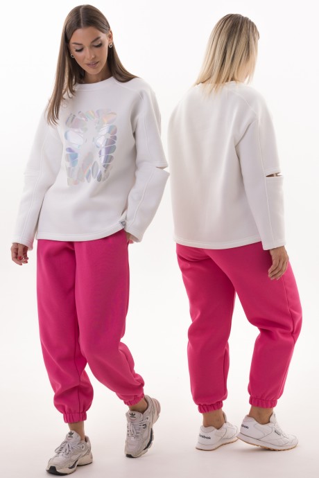 Костюм/комплект KIVVIWEAR 42234336 07 экрю, фуксия размер 42-56 #1