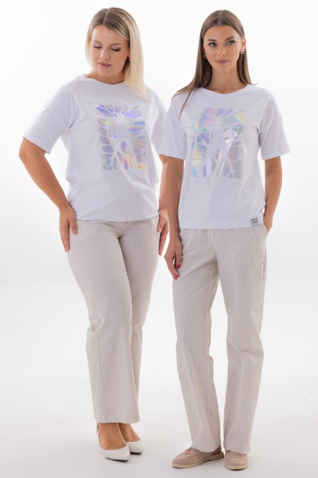 Костюм/комплект KIVVIWEAR 43404341 02 бежевый, белый размер 42-58 #7