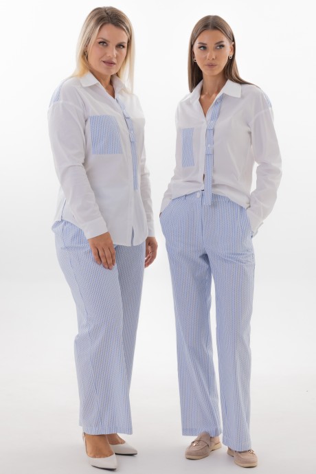 Костюм/комплект KIVVIWEAR 43404341 03 голубой, белый размер 42-58 #1