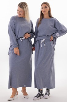 Юбка KIVVIWEAR 4343 02 индиго #1