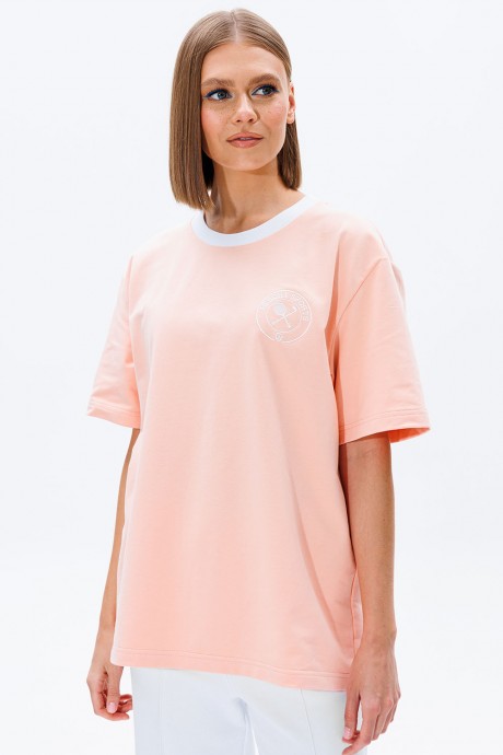 Футболка GO f1007/07-01 персик размер 42-52 #1