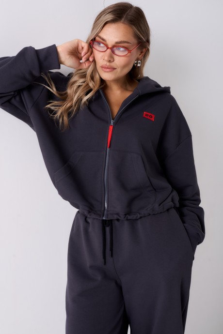 Спортивный костюм GO F3102 /30-03 графит размер 42-48 #4