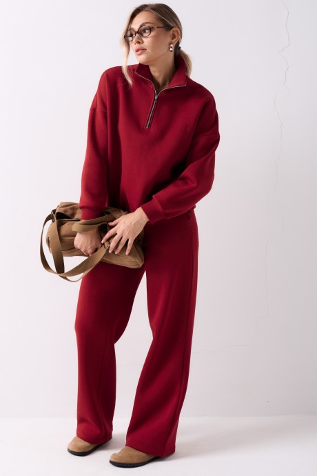 Спортивный костюм GO F3124 /12-01 вишня размер 42-52 #3