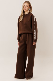Спортивный костюм GO F3118 /23-03 коричневый