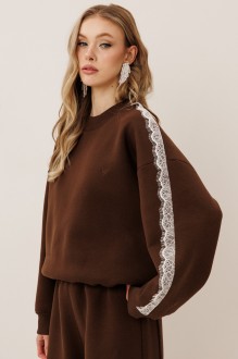 Свитшот GO F4118 /23-03 коричневый