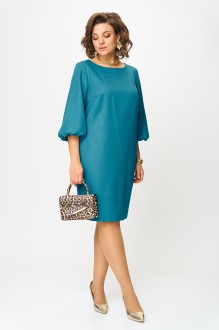 Вечернее платье КаринаДелюкс М-1386 бирюзовый