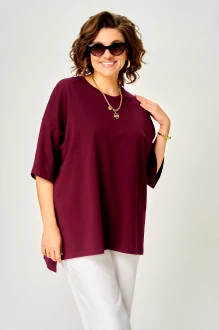 Джемпер (кофта) Larini 089 ONE SIZE бордовый