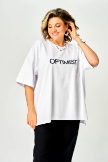 Джемпер (кофта) Larini 086 ONE SIZE белый