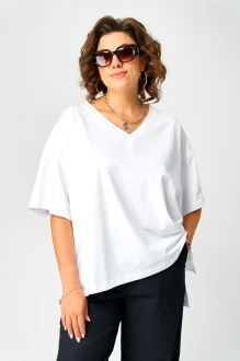 Джемпер (кофта) Larini 090 ONE SIZE белый