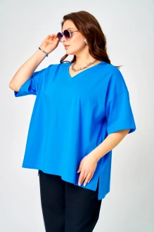 Джемпер (кофта) Larini 090 ONE SIZE васильковый