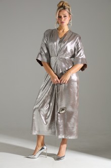 Вечернее платье LM М135 бежевый шиммер