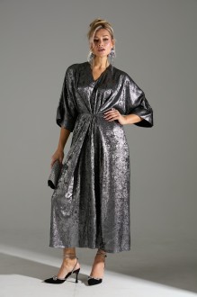 Вечернее платье LM М135 серый шиммер