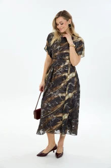 Платье LM М76 коричневое