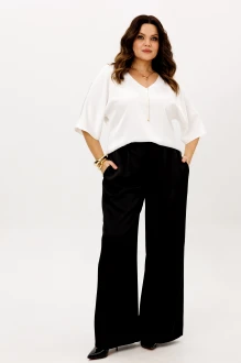 Брючный костюм ANIDEN 6118 -5 черно-белый