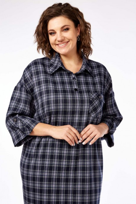 Платье Сибон 269 а клетка размер 66-70 #2