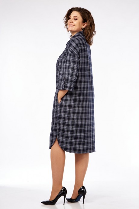 Платье Сибон 269 а клетка размер 66-70 #3