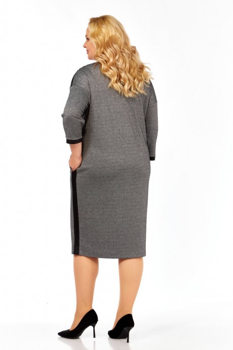Платье Сибон 187 серый размер 60-64 #4