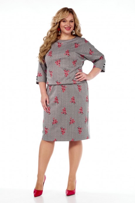 Платье Сибон 358 серый размер 60-64 #1