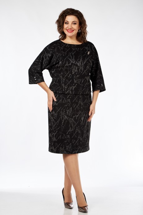 Платье Сибон 358 черный размер 60-64 #1