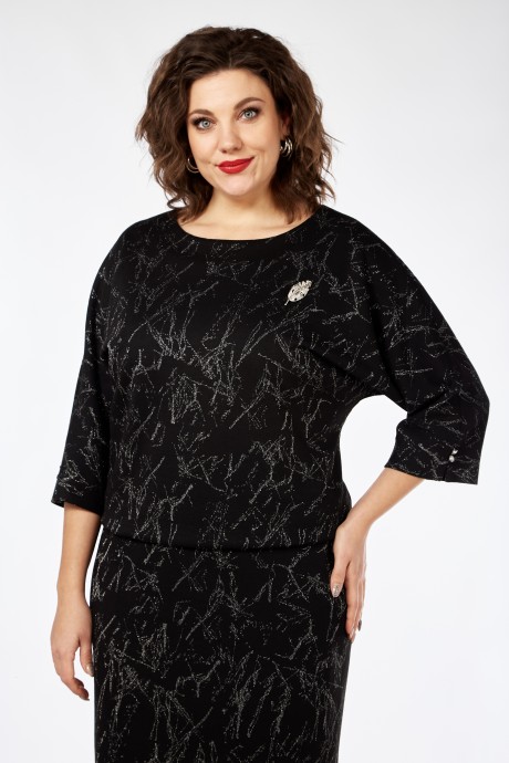Платье Сибон 358 черный размер 60-64 #2