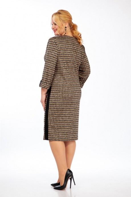 Платье Сибон 266 мелкая клетка размер 62-66 #4